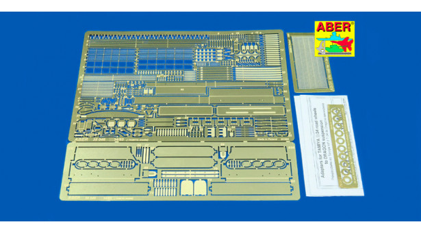 Фототравление для среднего танка Тип 34/85 (TAMIYA) - 1/35 ABER 35046. Набор афтермаркета