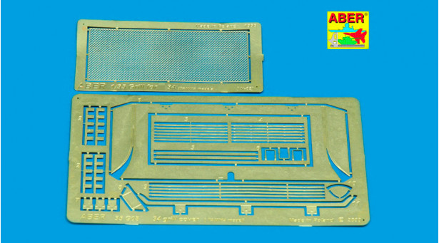 Фототравление для среднего танка Тип 34 (TAMIYA) - 1/35 ABER 35G08. Набор афтермаркета