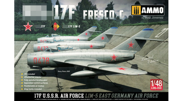 М+Г-17Ф / Lim-5 PZL Mielec Aircraft Corporation - 1/48 AMMO A.MIG-8508
