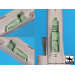 Mirage F1 Dassault. Ниши шасси (KITTY HAWK) - 1/48 BLACK DOG A48140. Ниши шасси