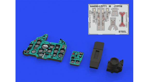 М+Г-21ПФМ. Приборная доска (EDUARD) - 1/48 EDUARD 644090 М+Г-21ПФМ. Приборная доска (EDUARD) - 1/48 EDUARD 644090