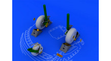 Истребитель КБ Сухого Тип 27. Колеса шасси - EDUARD 648053 1/48