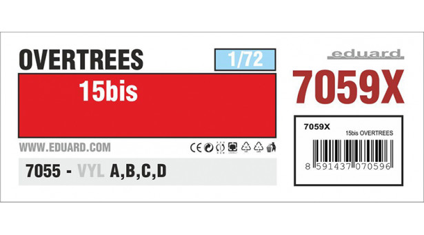 М+Г-15бис - 1/72 EDUARD 7059X. OVERTREES