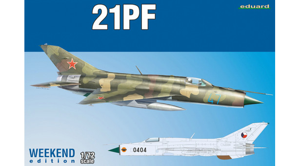 М+Г-21ПФ - 1/72 EDUARD 7455. WEEKEND edition