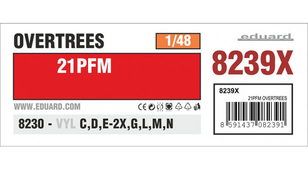 М+Г-21ПФМ - 1/48 EDUARD 8239X. OVERTREES
