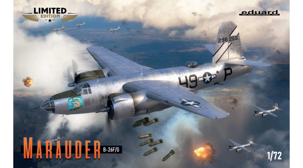 B-26F/G Martin, Marauder - 1/72 EDUARD 2146. Limited Edition.