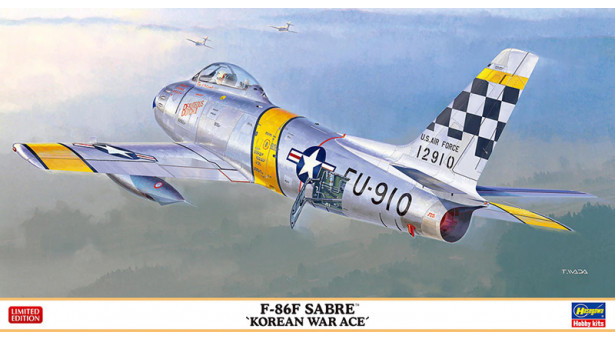 F-86F-30 North American Aviation (NAA), Sabre, Sabrejet - 1/48 HASEGAWA 07532. Limited Edition