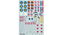 М+Г-21бис - HI-DECAL LINE 48-001 1/48