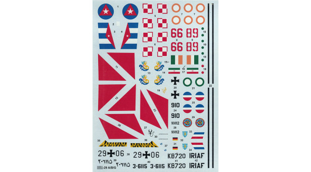 М+Г-29А/Б - 1/48 HI-DECAL LINE 48-013