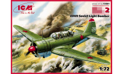 Бомбардировщик КБ Сухого Тип 2 (ББ-1) - ICM 72081 1/72