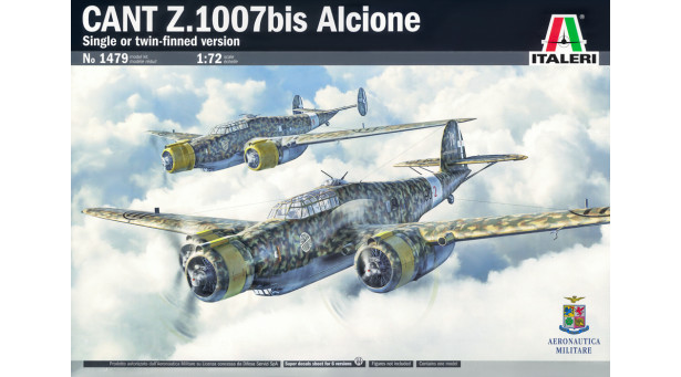 Z.1007bis CANT, Alcione - 1/72 ITALERI 1479 Z.1007bis CANT, Alcione - 1/72 ITALERI 1479