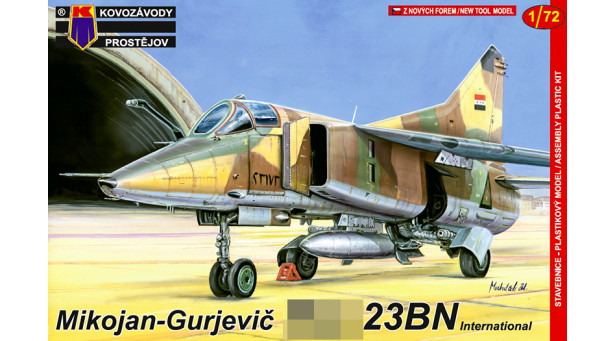 М+Г-23БН - 1/72 KOVOZAVODY PROSTEJOV KPM0096 М+Г-23БН - 1/72 KOVOZAVODY PROSTEJOV KPM0096