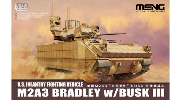 M2A3 BUSK III BAE Systems Land & Armaments, Bradley Infantry Fighting Vehicle - 1/72 MENG 72-005