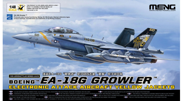 EA-18G Boeing, Growler - 1/48 MENG LS-019