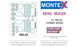 Маски для К★-27 (HOBBY BOSS) - MONTEX SM48432 1/48