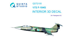 F-104G Lockheed, Starfighter. 3D декали (HASEGAWA) - QUINTA STUDIO QD72100 1/72