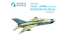 М+Г-21ПФМ. 3D декали (EDUARD) - QUINTA STUDIO QD72108 1/72