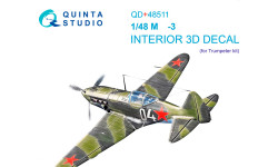 М+Г-3. 3D декали (TRUMPETER) - QUINTA STUDIO QD+48511 1/48