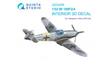 Bf 109F-2/F-4 Messerschmitt. 3D декали (HASEGAWA) - QUINTA STUDIO QD32256 1/32