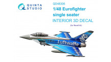 Typhoon Eurofighter (EF-2000), Single-seat variant. 3D декали (REVELL) - QUINTA STUDIO QD48306 1/48