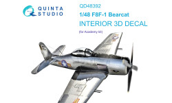F8F-1 Grumman, Bearcat. 3D декали (ACADEMY) - QUINTA STUDIO QD48392 1/48