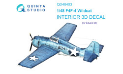 F4F-4 Grumman, Wildcat. 3D декали (EDUARD) - QUINTA STUDIO QD48403 1/48