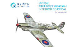 Fulmar Mk. I Fairey. 3D декали (TRUMPETER) - QUINTA STUDIO QD48423 1/48