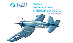 F4U-2 Chance Vought, Corsair. 3D декали (MAGIC FACTORY) - QUINTA STUDIO QD48460 1/48