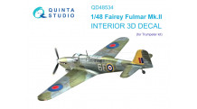 Fulmar Mk. II Fairey. 3D декали (TRUMPETER) - QUINTA STUDIO QD48534 1/48