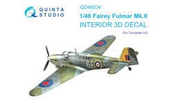 Fulmar Mk. II Fairey. 3D декали (TRUMPETER) - QUINTA STUDIO QD48534 1/48