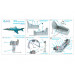 Штурмовик палубный КБ Яковлева Тип 38/Тип 38М. 3D декали (HOBBY BOSS) - 1/48 QUINTA STUDIO QD48563