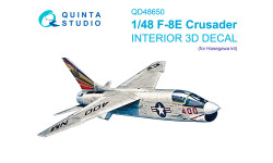 F-8E Vought, Crusader. 3D декали (HASEGAWA) - QUINTA STUDIO QD48650 1/48