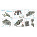 Hs 129B-2 Henschel, Büchsenöffner. 3D декали (TAKOM) - 1/48 QUINTA STUDIO QD48657