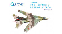 М+Г-27 (М+Г-23БМ). 3D декали (TRUMPETER) - QUINTA STUDIO QD48659 1/48