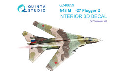 М+Г-27 (М+Г-23БМ). 3D декали (TRUMPETER) - QUINTA STUDIO QD48659 1/48