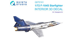 F-104S Lockheed, Starfighter. 3D декали (HASEGAWA) - QUINTA STUDIO QD72101 1/72