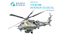 Ми-35М. 3D декали (ЗВЕЗДА) - QUINTA STUDIO QD72112 1/72