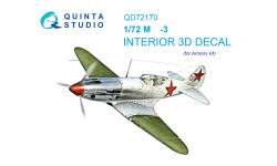 М+Г-3. 3D декали (ARMORY) - QUINTA STUDIO QD72170 1/72