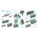 Bf 110G-2/G-4 Messerschmitt. 3D декали (EDUARD) - 1/72 QUINTA STUDIO QD72188