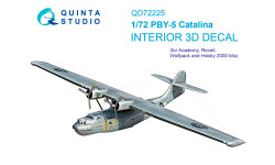 PBY-5A Consolidated, Catalina. 3D декали (ACADEMY) - QUINTA STUDIO QD72225 1/72