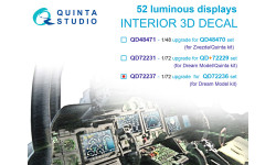 Вертолет КБ Камова Тип 52. 3D декали (DREAM MODEL) - QUINTA STUDIO QD72237 1/72
