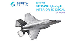 F-35B Lockheed Martin, Lightning II. 3D декали (TAMIYA) - QUINTA STUDIO QD72261 1/72