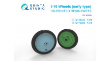 И-16 Поликарпов. Колеса шасси - QUINTA STUDIO QT72062 1/72