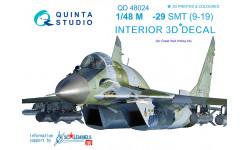 М+Г-29СМТ (9-19). 3D декали (GREAT WALL HOBBY) - QUINTA STUDIO QD48024 1/48