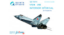 М+Г-31Б. 3D декали (TRUMPETER) - QUINTA STUDIO QD72014 1/72