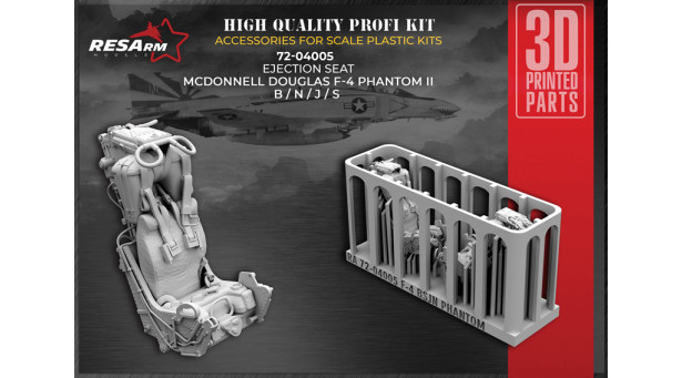 Кресло катапультное Martin-Baker Mk. H-7A / F-4B/J/N/S McDonnell Douglas, Phantom II - 1/72 RESARM 72-04005