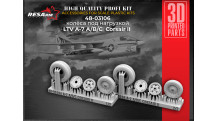 A-7A/B/C Ling-Temco-Vought, Corsair II. Колеса шасси - RESARM 48-03106 1/48