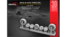 F-5E/F/N, RF-5E Northrop, Tiger II. Колеса шасси - RESARM 48-03109 1/48