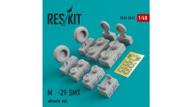 М+Г-29СМТ (9-17/9-19). Колеса шасси - RESKIT RS48-0090 1/48