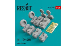 М+Г-29СМТ (9-17/9-19). Колеса шасси - RESKIT RS48-0090 1/48
